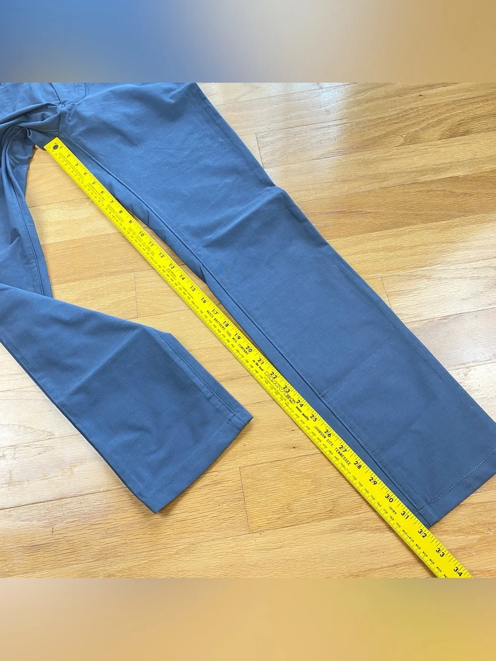 J. CREW 484 Slim-fit tech pant in Atlantic Slate Size 29x32 NWT $128 CG696